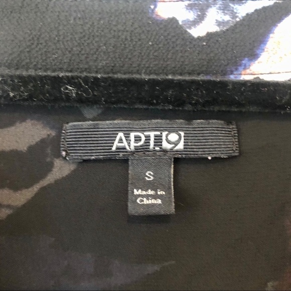 Apt. 9 Black Floral Bomber Jacket - Picture 3 of 6